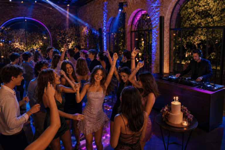 Party per una celebrazione privata con DJ