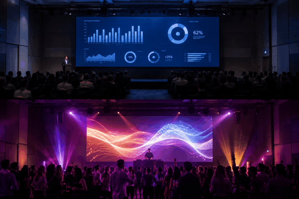 Visual Experience per eventi aziendali e party in Toscana
